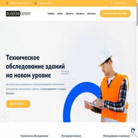 Скриншот главной страницы сайта rusdomexpert.ru
