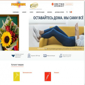 Скриншот главной страницы сайта rusfeierverk.ru
