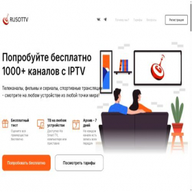 Скриншот главной страницы сайта rusottv.com
