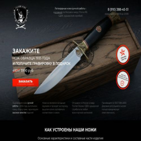 Скриншот главной страницы сайта russian-molot.ru