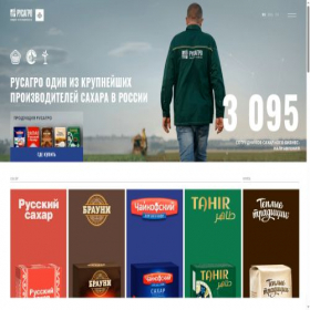 Скриншот главной страницы сайта russiansugar.com