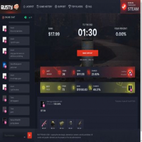 Скриншот главной страницы сайта rustypunch.com