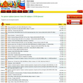 Скриншот главной страницы сайта rutorinfo.org