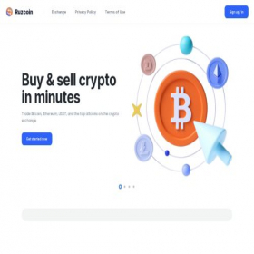 Скриншот главной страницы сайта ruzcoin.com