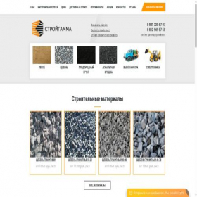 Скриншот главной страницы сайта s-gamma.ru