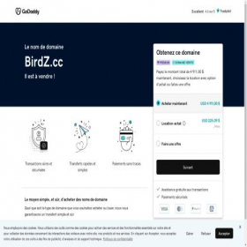 Скриншот главной страницы сайта s1.birdz.cc