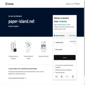 Скриншот главной страницы сайта s2.paper-island.net
