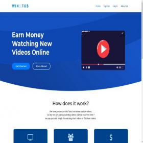 Скриншот главной страницы сайта s4.wintub.com