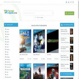 Скриншот главной страницы сайта s5.torrent-repack.club
