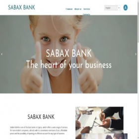 Скриншот главной страницы сайта sabaxbank.com