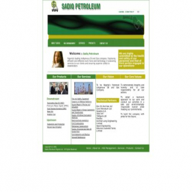 Скриншот главной страницы сайта sadiqpetroleum.com