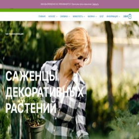 Скриншот главной страницы сайта sadovnikng.ru
