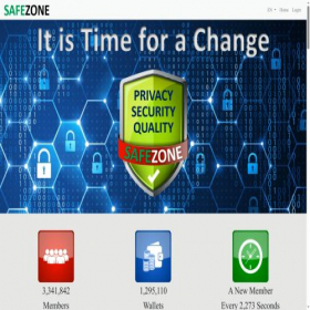 Скриншот главной страницы сайта safe.zone