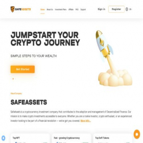 Скриншот главной страницы сайта safeassets.com