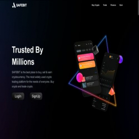 Скриншот главной страницы сайта safebit.info