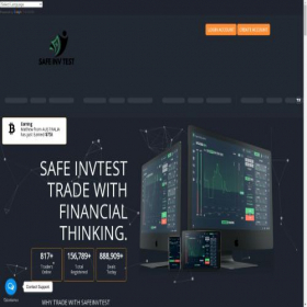 Скриншот главной страницы сайта safeinvtest.live