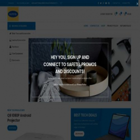 Скриншот главной страницы сайта safetel.online