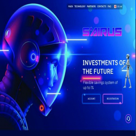 Скриншот главной страницы сайта sairus.net