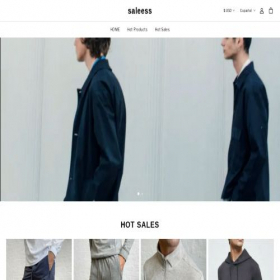 Скриншот главной страницы сайта saleess.online