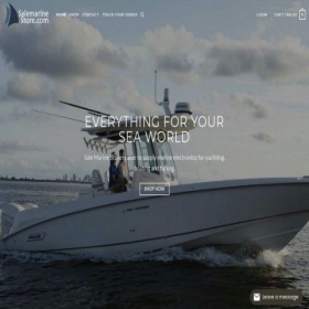 Скриншот главной страницы сайта salemarinestore.com
