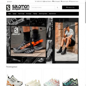 Скриншот главной страницы сайта salomon-3d.ru