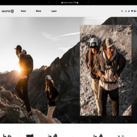 Скриншот главной страницы сайта salomonfinland.com