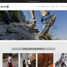 Скриншот главной страницы сайта salomonoutletsol.shop