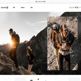 Скриншот главной страницы сайта salomonoutletstoresusa.com