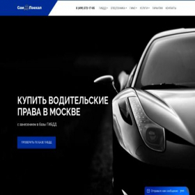 Скриншот главной страницы сайта sam-poehalaj.com