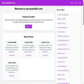 Скриншот главной страницы сайта sam-poehalbh.com