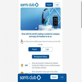 Скриншот главной страницы сайта samclub.site