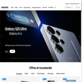 Скриншот главной страницы сайта samsungmobile.com