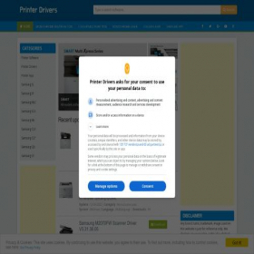 Скриншот главной страницы сайта samsungprinter.app