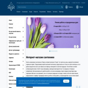 Скриншот главной страницы сайта sanar-tver.ru