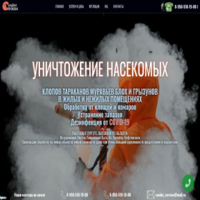 Скриншот главной страницы сайта sandez-hmao.ru