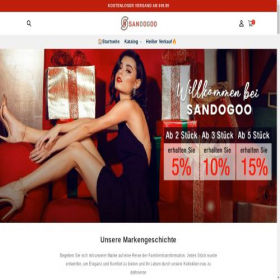 Скриншот главной страницы сайта sandogoo.com