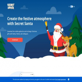 Скриншот главной страницы сайта santassecret3.inostudio.com