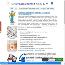 Скриншот главной страницы сайта santehnik-usl.ru