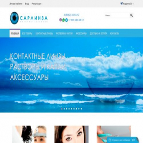 Скриншот главной страницы сайта sarlinza.ru