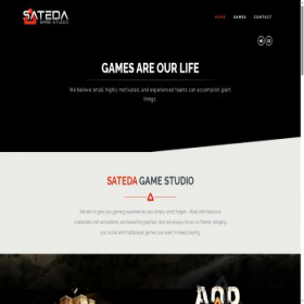 Скриншот главной страницы сайта sateda.net