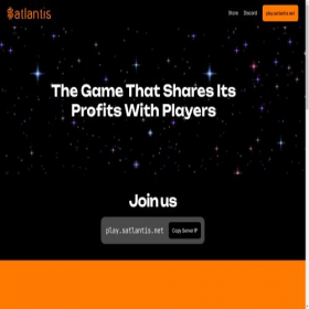 Скриншот главной страницы сайта satlantis.net