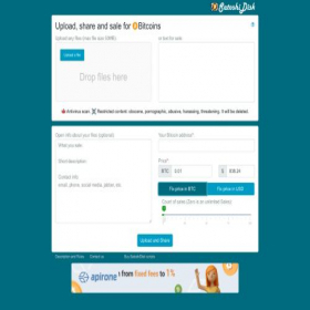 Скриншот главной страницы сайта satoshidisk.com