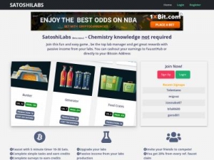 Скриншот главной страницы сайта satoshilabs.net