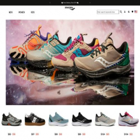 Скриншот главной страницы сайта sauconyfactoryoutlet.us