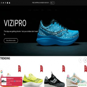 Скриншот главной страницы сайта sauconyshoes.shop