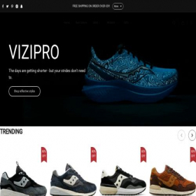 Скриншот главной страницы сайта sauconystore.shop