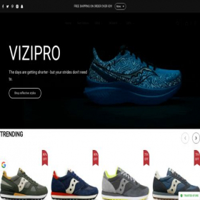 Скриншот главной страницы сайта sauconyyshop.com