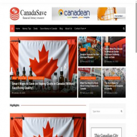 Скриншот главной страницы сайта saveland.ca