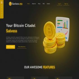 Скриншот главной страницы сайта savless.me
