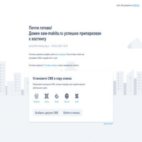 Скриншот главной страницы сайта saw-makita.ru
